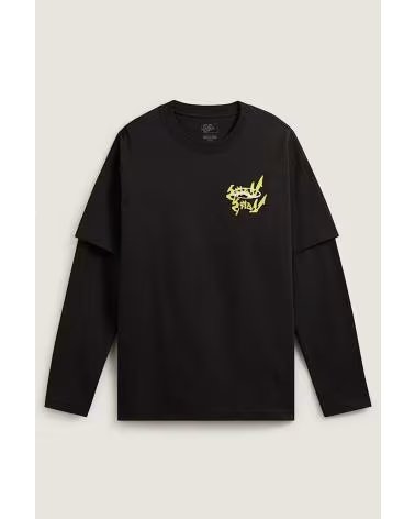 VANS OFF THE WALL FOR NOTHING TWOFFER LS LANGARMSHIRT SCHWARZ BLACK