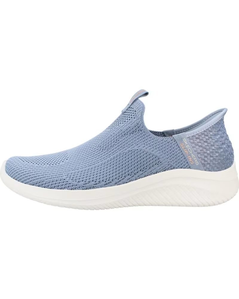 SKECHERS BASKETS SLIP-INS 150450S BLEU SLT