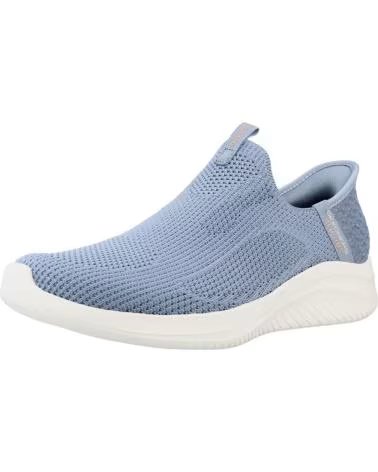 SKECHERS BASKETS SLIP-INS 150450S BLEU SLT