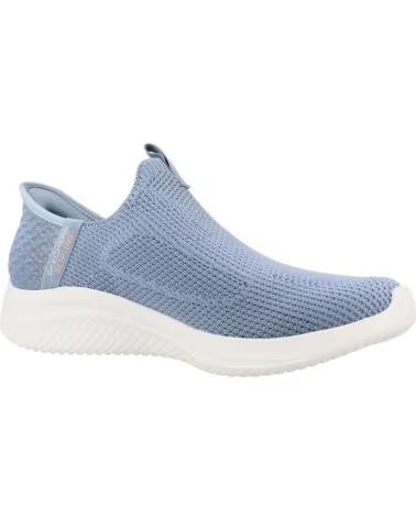 SKECHERS BASKETS SLIP-INS 150450S BLEU SLT