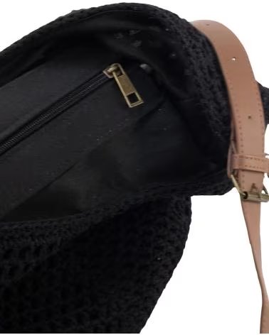 KESLEM BOLSO 76275 NEGRO TEJIDO