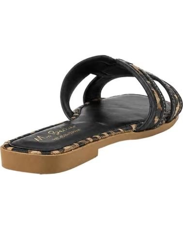 KESLEM JM555 LEOPARD PRINT FLAT SANDALS LEOPARDO
