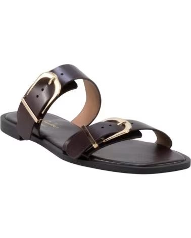 KESLEM SANDÁLIAS LU014 COM FIVELAS MARRON