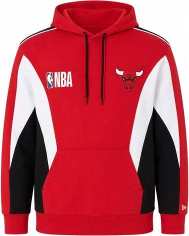 NEW ERA SUDADERA CHICAGO BULLS NBA GRAPHIC OVERSIZED HOODIE DE 1