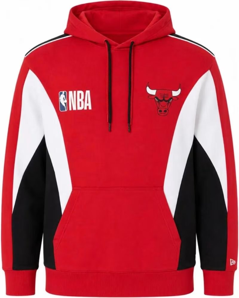 NEW ERA SUDADERA CHICAGO BULLS NBA GRAPHIC OVERSIZED HOODIE DE 1