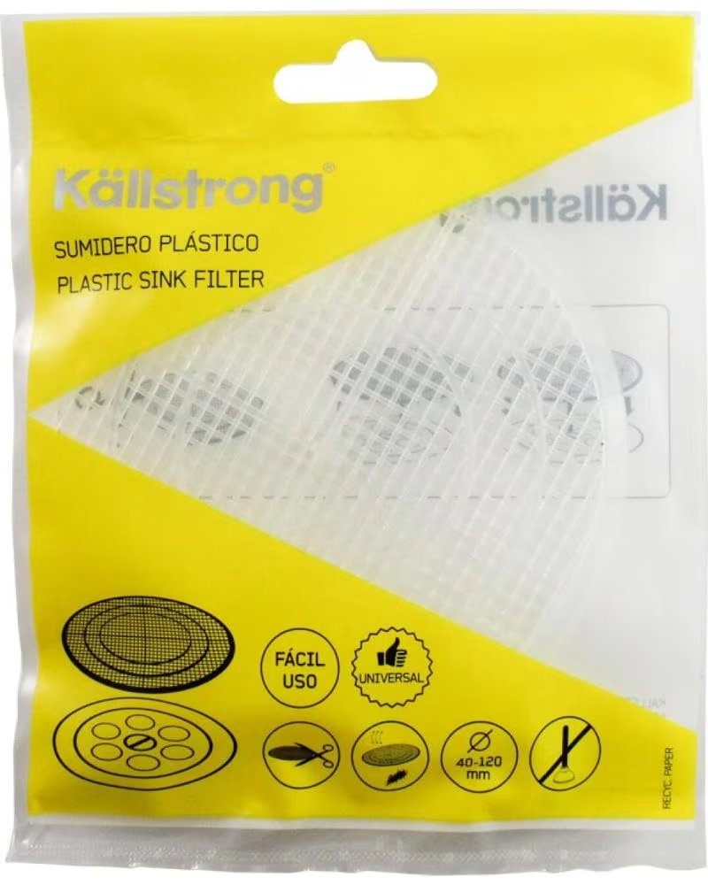 KALLSTRONG FILTRO UNIVERSALE PER LAVELLO IN PLASTICA MULTICOLOR