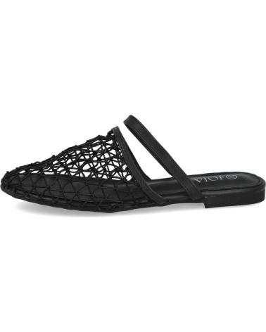 PINKDESERT SANDALIAS TIPO MULES DE RED PARA MUJER NEGRO