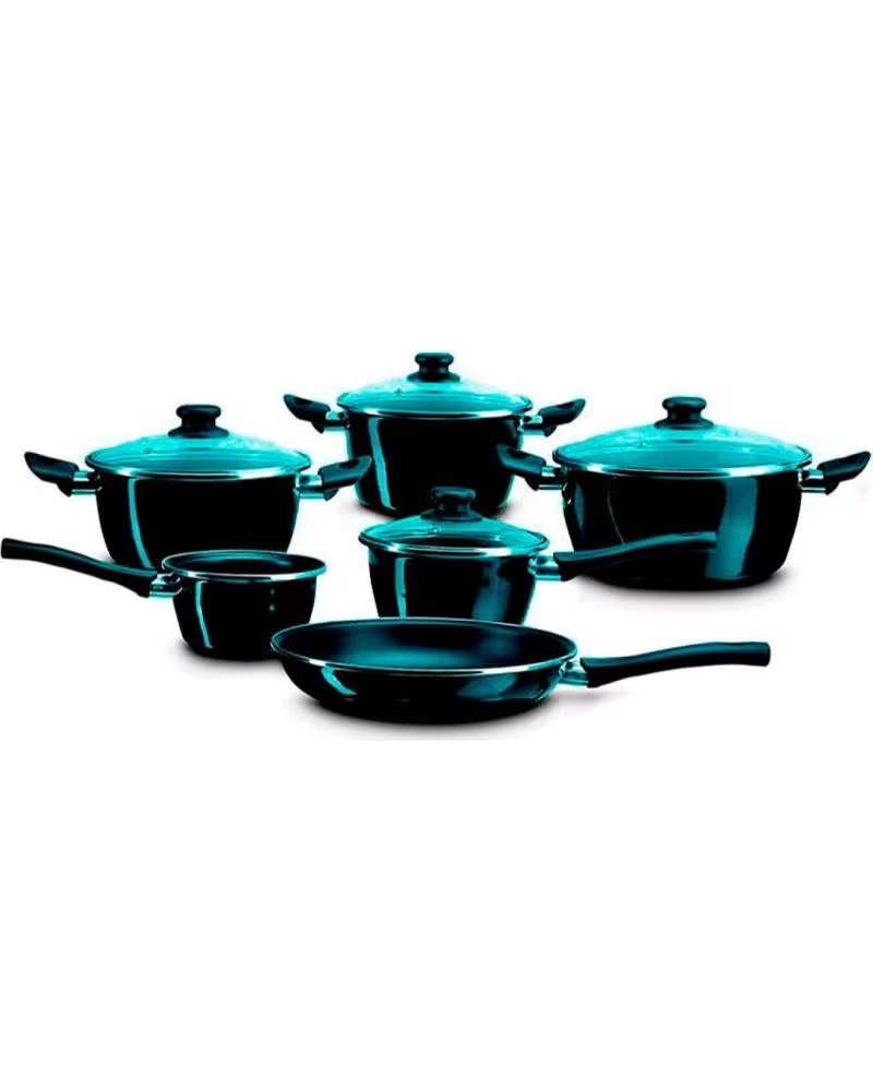 MAGEFESA CONJUNTO DE COZINHA MULTIUSOS COM REVESTIMENTO ANTIADERENTE MULTICOLOR