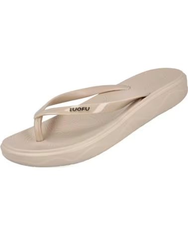 BUBBLE BOBBLE CHANCLAS SD10659 DE DEDO PARA MUJER BEIG