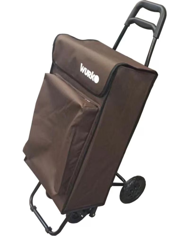 WURKO KLAPPBARER EINKAUFSTROLLEY MIT RÄDERN MULTICOLOR