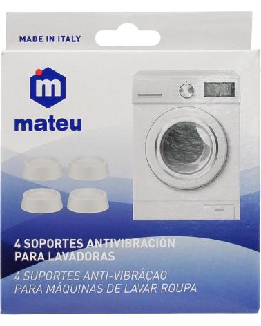 MATEU SET DE 4 SOPORTES ANTIVIBRACIÓN PARA LAVADORA MULTICOLOR