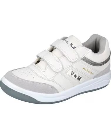 BUBBLE BOBBLE Zapatillas M802-8B en blanco para ninos unisex BLANCO