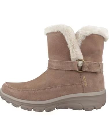 SKECHERS BOTINES MUJER MODELO EASY GOING DREAMERS LUXE V COLOR MARRON DKTP