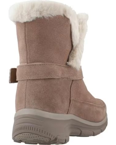SKECHERS BOTINES MUJER MODELO EASY GOING DREAMERS LUXE V COLOR MARRON DKTP