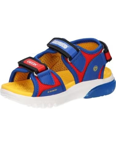 SANDALIAS GEOX J55MXD CON LUZ MARIO BROS ROYALRED