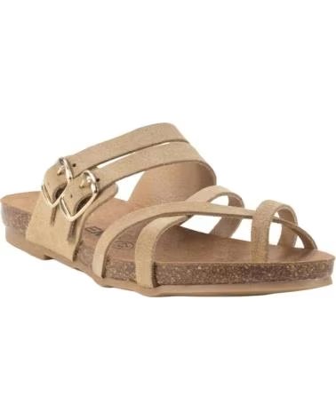 KESLEM SANDALES 801 BEIGE À BOUCLES