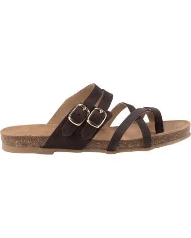 KESLEM SANDALES 801 POUR FEMMES MARRON