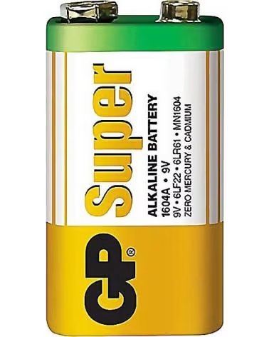 GP SUPER 9V ALKALIBATTERIE MULTICOLOR