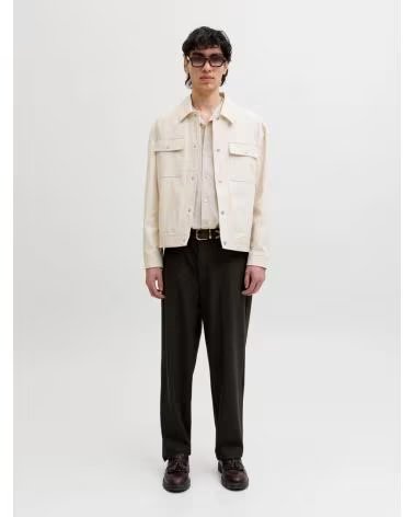 JACK AND JONES CAMISA HOMBRE LINO JACK JONES 12295080 BEIGE