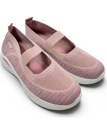 TIMBOS DEPORTIVA DE MUJER TEXTIL ELASTICO COLOR 133179 ROSA