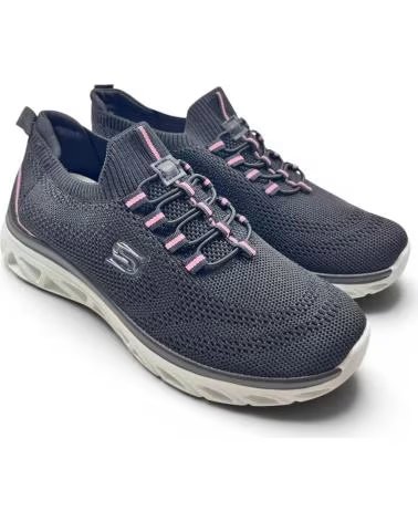 TIMBOS DEPORTIVA DE MUJER TEXTIL ELASTICO COLOR 133178 NEGRO