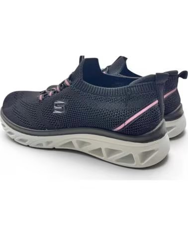 TIMBOS DEPORTIVA DE MUJER TEXTIL ELASTICO COLOR 133178 NEGRO