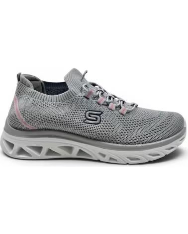 TIMBOS DEPORTIVA DE MUJER TEXTIL ELASTICO COLOR 133177 GRIS