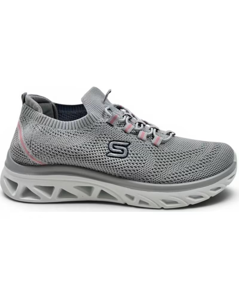 TIMBOS DEPORTIVA DE MUJER TEXTIL ELASTICO COLOR 133177 GRIS
