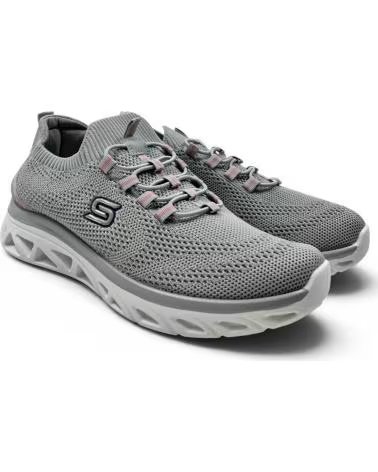 TIMBOS DEPORTIVA DE MUJER TEXTIL ELASTICO COLOR 133177 GRIS