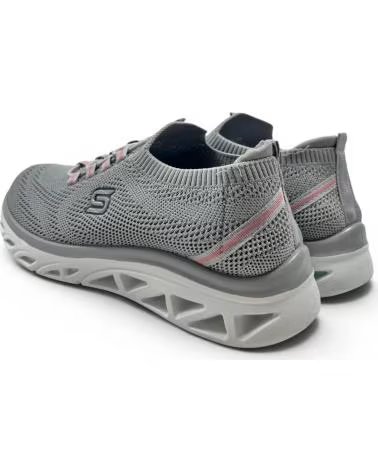 TIMBOS DEPORTIVA DE MUJER TEXTIL ELASTICO COLOR 133177 GRIS