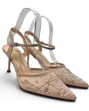 TIMBOS SANDALIA TACON FIESTA MUJER COLOR 133174 BEIGE
