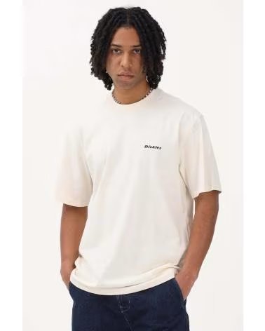 DICKIES CAMISETAS HOMBRE MODELO DK0A89ENECR1 COLOR BLANCO ECRU