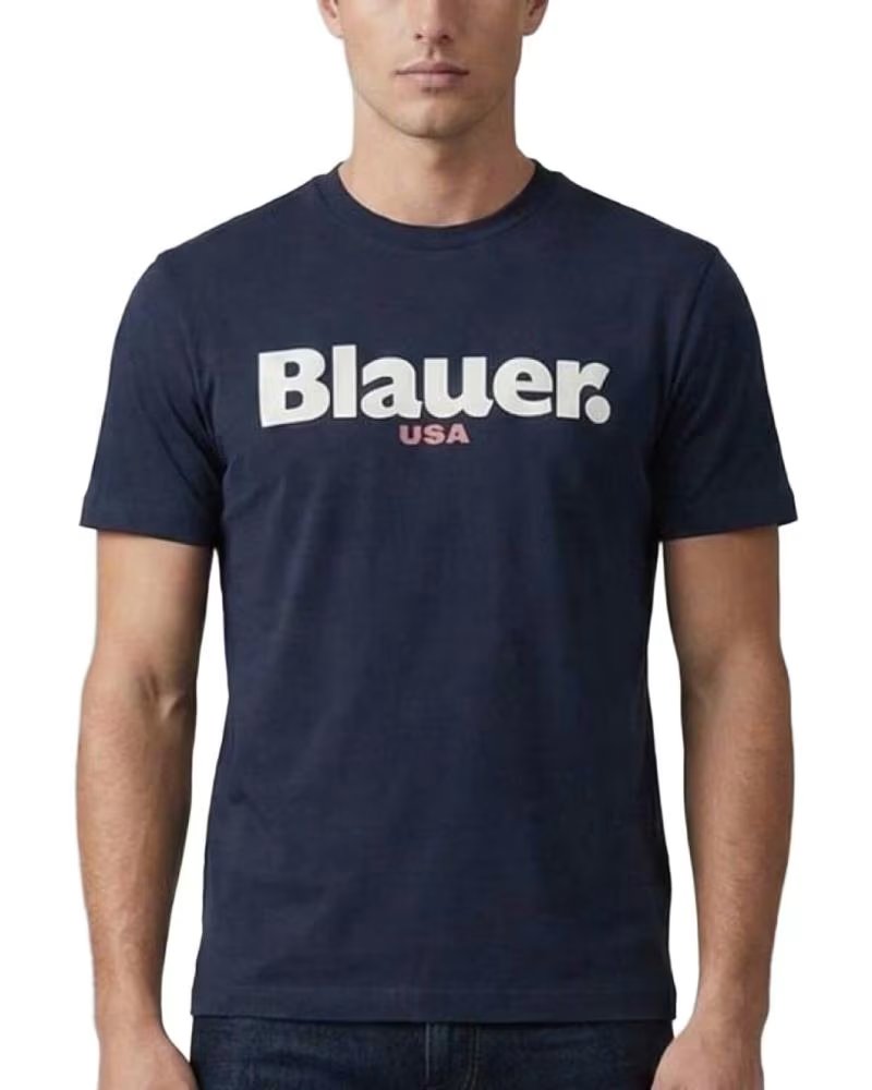 BLAUER Camiseta De Manga Corta Ernst en azul para hombre