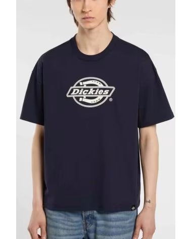 T-SHIRT DICKIES FORTH SHAW MANGA CURTA AZUL NIGHT SKY DK0A87QSL181
