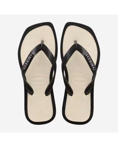 HAVAIANAS INFRADITO TOP SQUARE FUSION SS26 NERO 0090NGRBEG