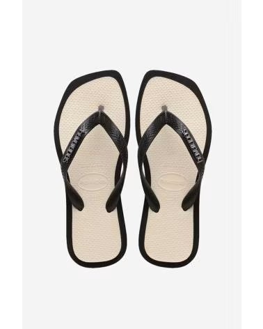 HAVAIANAS INFRADITO TOP SQUARE FUSION SS26 NERO 0090NGRBEG