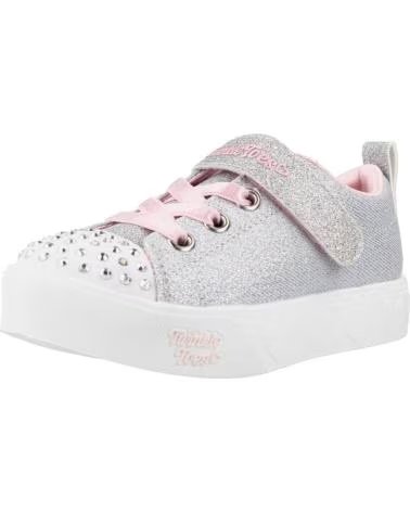 SKECHERS ZAPATILLAS NIÑA 314620N GRIS GYPK