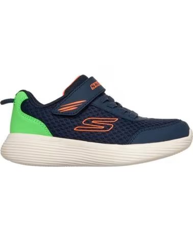 SKECHERS SNEAKERS NINO GO RUN 400 V2 - QUANTA-STRIDE MARINO AZUL