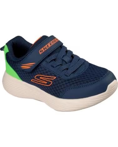 SKECHERS SNEAKERS NINO GO RUN 400 V2 - QUANTA-STRIDE MARINO AZUL