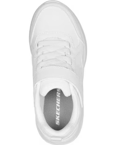 SKECHERS DEPORTIVA COLEGIAL PARA NINO POWER STUDY 405626L BLANCO