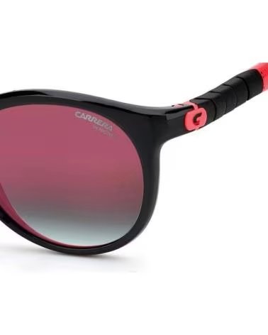CARRERA GAFAS DE SOL REDONDAS DE ACETATO 18S PARA HOMBRE NEGRO-ROSA