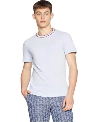 LACOSTE T-SHIRT TH8174-00-J2G À MANCHES COURTES POUR HOMME AZUL