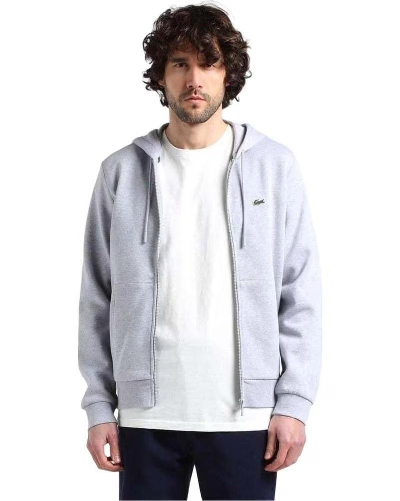 LACOSTE CHAQUETA BASIC ZIPPED JACKET GRIS