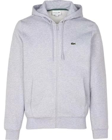LACOSTE CHAQUETA BASIC ZIPPED JACKET GRIS