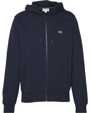 LACOSTE FELPA CON CAPPUCCIO BLU AZUL