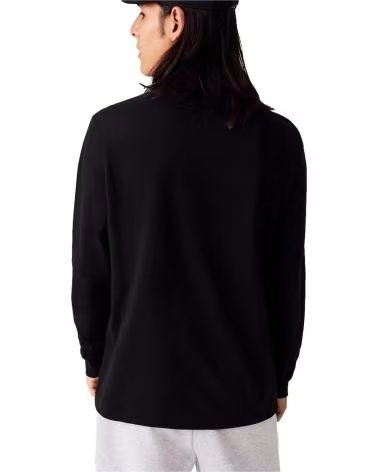 LACOSTE POLO À MANCHES LONGUES NOIR POUR HOMME NEGRO
