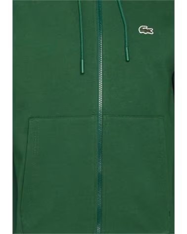 LACOSTE SWEAT À CAPUCHE SH962600132 VERT POUR FEMME VERDE