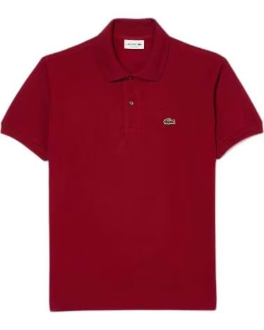 LACOSTE POLO DE MANGA CORTA EN PARA HOMBRE ROJO