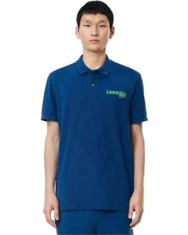 LACOSTE POLO PH742600HBM À MANCHES COURTES BLEU POUR HOMME AZUL