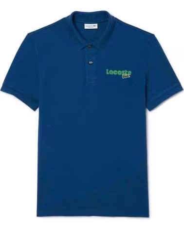 LACOSTE POLO PH742600HBM A MANICHE CORTE BLU DA UOMO AZUL
